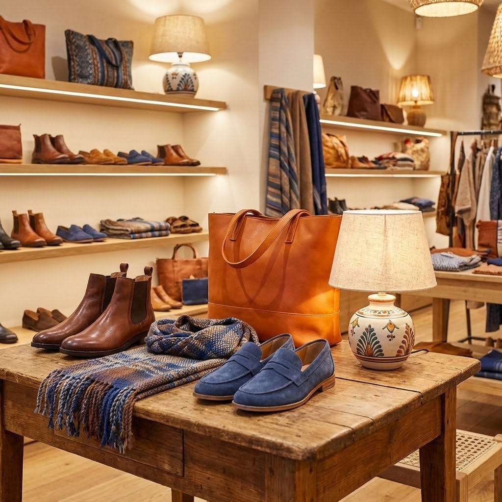 productos en puesto de mercado en Valencia